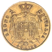 Italien 40 Lire Napoleon Goldmünze